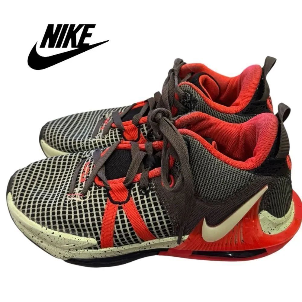 Nike LeBron Witness 8 Bright Crimson Alligator Men’s DM1123-001 Sneakers 7